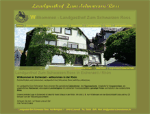 Tablet Screenshot of gasthof-schwarzesross.de